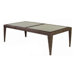 Bali Rectangular Dining Table with Inset Glass