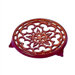 9" Deluxe Round Trivet in Cherry
