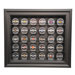 Thirty Puck Display Case in Brown