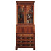 Sterling Mahogany Drawer Secretary with Lapotop Pigeonholes & Hutch