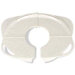 Folding Potty Seat with Handles in White