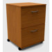 2 Drawer Mobile File in Cappuccino