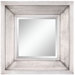 28" x 28" Garner Mirror in Distressed Silver