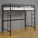 Twin Loft Bed with Built-In Ladder