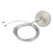 Kable Lite Center Power Dual Feed Power Feed in Chrome and Satin Nickel