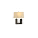 Earring Reclining Table Lamp in Gloss Black
