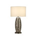 Bird's Nest Oval Table Lamp in Chrome