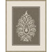 Paisley II Wall Art in Taupe and Grey