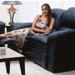 Pembina Leather Reclining Loveseat