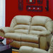 Taurus Leather Loveseat