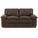 Polluck Leather Loveseat