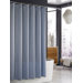 Parc East Bricks Shower Curtain in Slate Blue