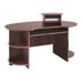 Laminate Kidney Shaped Computer Desk with CD, DVD and 24" x 48" Message Storage