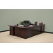 Prestige Traditional Veneer Executive Double Pedestal U Desk