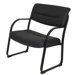 Crusoe Leather Guest Chair with Arms