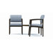 Lenox Two Chairs with Connecting Corner Table