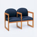 Classic Two Seats with Arm Sled Base