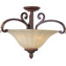 Augusta 3 Light Semi Flush Mount