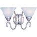 Newport Two Light Bath Vanity in Oil Rubbed Bronze