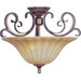 Provence 15.5" 3 Light Semi Flush Mount