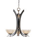 Duo 3 Light Chandelier