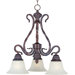 Via Roma 3 Light Mini Chandelier