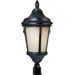 Odessa ES Small Outdoor Post Lantern in Espresso