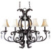 Richmond 6 Light Oval Chandelier