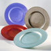 Metallic 13" Glass Charger Plate