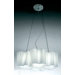 Logico 4 Light Quadruple Nested Suspension with Incandescent Bulbs