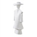 Catwalk Poncho White Sculpture