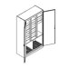 Tote Tray Cabinet