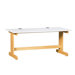 Work Table with Almond Plastic Laminate Top
