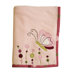 Raspberry Swirl Plush Blanket with Applique