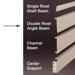 RivetRite Parts - Standard Double Rivet Angle Beams