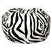 Zebra Bean Bag Chair
