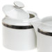 Black Tie Sugar Bowl with Lid