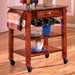 Kitchen Cart with Marble Top