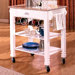 Kitchen Cart with Marble Top