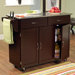 Kitchen Cart with Stainless Steel Top