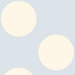 Polka Dot Wallpaper in Blue and Almond
