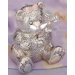 Children's Giftware 5.13" Girl Bear with Pinwheel Bank