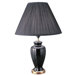 Tall Ceramic Table Lamp in Black