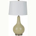 Ceramic Gourd-Shaped Table Lamp in Beige