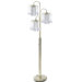 Floor Lamp in Polished Brass