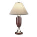 Modern Ball Table Lamp in Rosy Brown