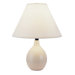 Ceramic Table Lamp in Ivory Pear