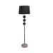 Stacked Ceramic Floor Lamp in Black