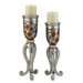 Cherry Blossoms 2 Piece Candle Holder Set