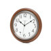 Kalvin Large Clock in Brown Cherry